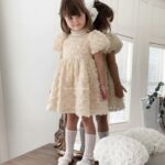 Beige Floral Dress
