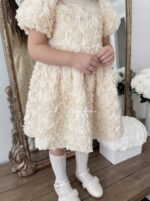 Beige Floral Dress - Image 2