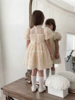 Beige Floral Dress - Image 3